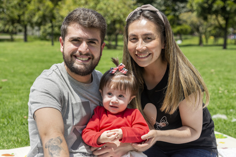 Sesión familia exterior luz natural 6