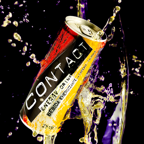 bebida nergizante fotografía de producto de estudio