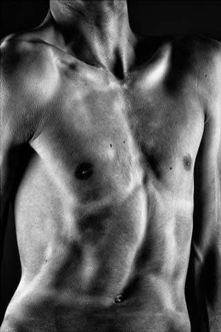 retrato fondo negro serie b-man