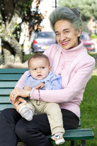 sesión retrato familia exterior luz artificial5