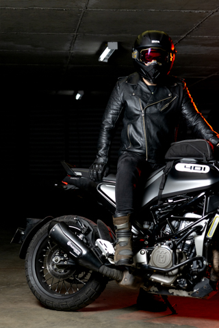 fotografía de retrato motociclista 2