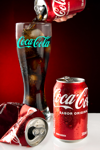 Coca-Cola lata FOTOGRAFÍA DE PRODUCTO