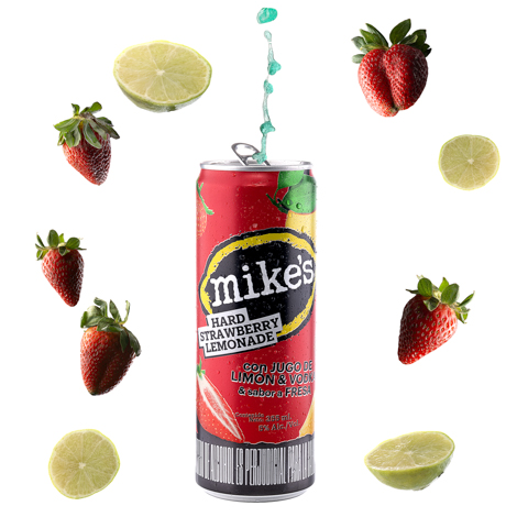 mikes LIMON Y FRESA FOTOGRAFÍA DE PRODUCTO