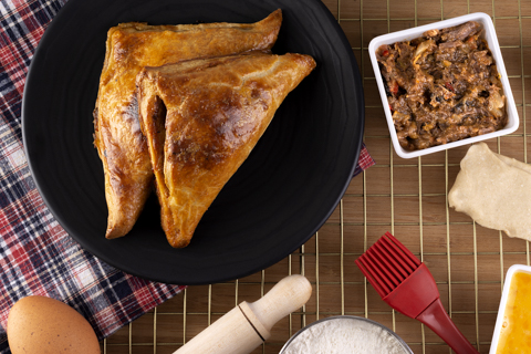 Pastel de carne hojaldre fotografía de alimentos 2 Pastel de carne hojaldre fotografía de alimentos