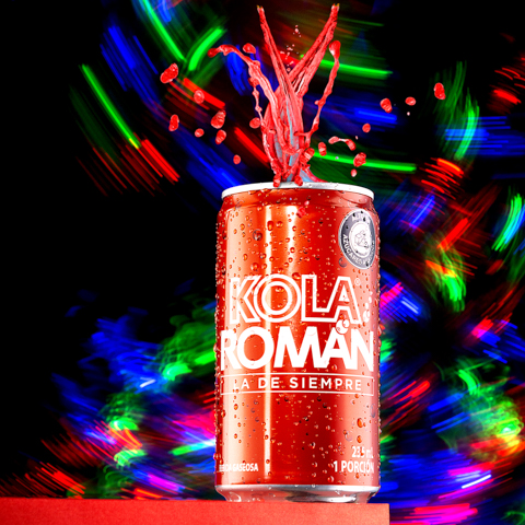Cola roman lata splash