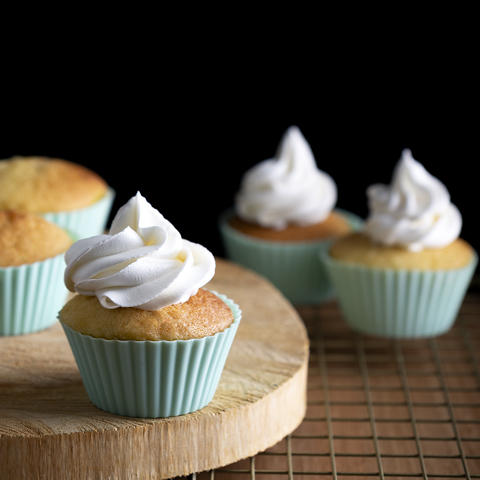 Cupcakes de vainilla Cupcakes de vainilla