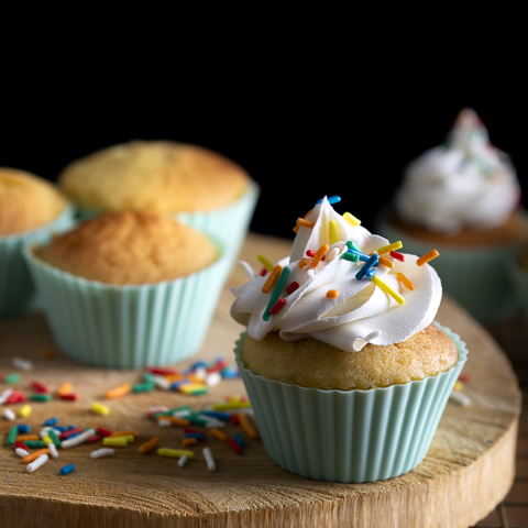 Cupcakes de vainilla 1 Cupcakes de vainilla 1