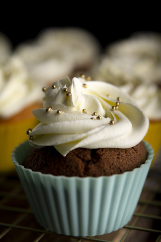 Cupcakes de chocolate Cupcakes de chocolate