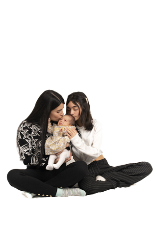 Sesión Familia Fondo blanco 6