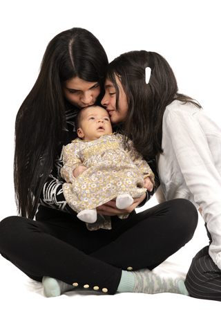 Sesión Familia Fondo blanco 4