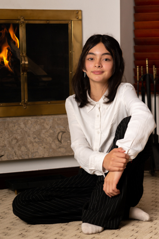 Sesión Familia Fondo con chimenea 5