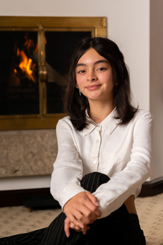 Sesión Familia Fondo con chimenea 6