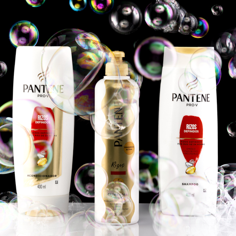 Pantene pro-v rizos burbujas volando