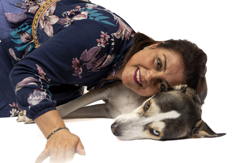 RETRATO FAMILIAR CON MASCOTAS FONDO BLANCO 7